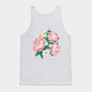 Bouquet of pink peonies Tank Top